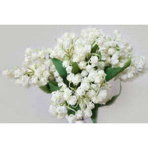 Fehér mű gyöngyvirágok 33cm kép