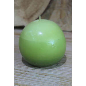 Zöld gömb alakú illatgyertya 9cm kép