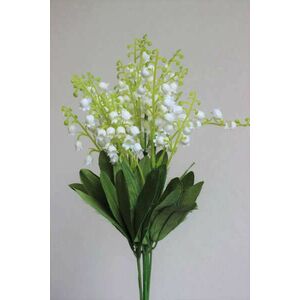 Fehér mű gyöngyvirág csokor 35cm kép