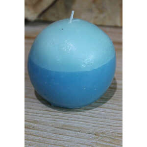Kék gömb alakú illatgyertya 9cm kép