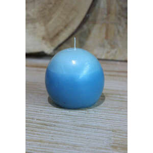 Kék gömb alakú illatgyertya 7cm kép