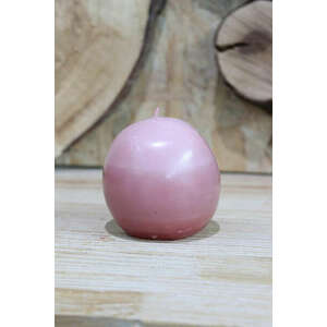 Sötét rózsaszín gömb alakú illatgyertya 7cm kép