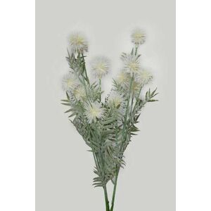 Fehér mű réti virágok 55cm kép