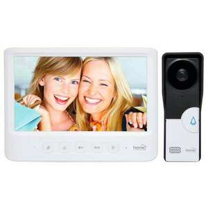 Home dpv26 videó kaputelefon, 7” LCD extra lapos monitor kültéri... kép