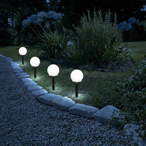 Garden of Eden 11711 LED napelemes lámpa, bedugható, gömb alakú, ... kép