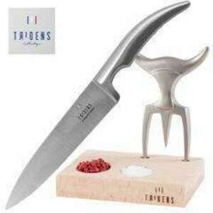 Tridens Bull Húsvilla & Goyon-Chazeau szeletelő kés, ajándék szett kép