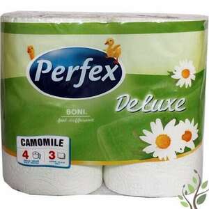 Perfex 4 tekercses kamilla illatú 3 rétegű toilettpapír kép