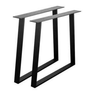STRONG Asztalláb, homorú, 710x780, fekete kép