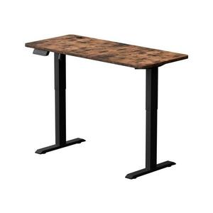 Állítható magasságú asztal LEVANO 140x60 cm fa/fekete kép