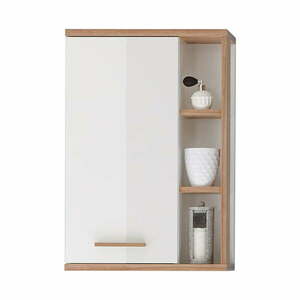 Fehér függő fürdőszoba szekrény 51x75 cm Set 923 - Pelipal kép