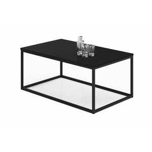 RISA dohányzóasztal, 100x43x60, fekete kép