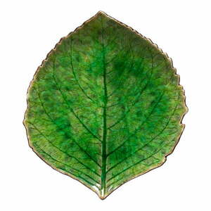 Riviera zöld agyagkerámia tányér, 15 x 17 cm - Costa Nova kép