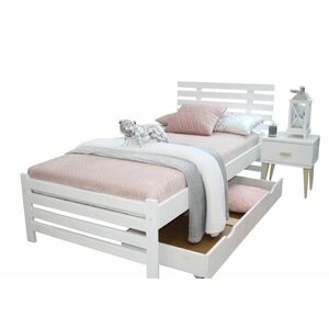 RITA ágy + ágyrács, 90x200, fehér kép