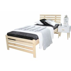 RITA ágy + ágyrács, 90x200, borovifenyő kép