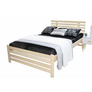RITA ágy + ágyrács, 140x200, borovifenyő kép