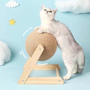 Macska gömb kaparófa játék kép