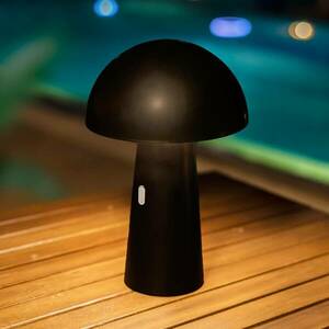Newgarden Shitake LED akkus asztali lámpa fekete kép