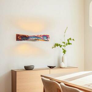 Quitani Baloria LED fali világítás, színes/oxidált kép
