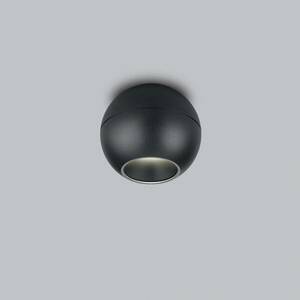 Helestra Eto LED mennyezeti spotlámpa Ø10cm fekete kép