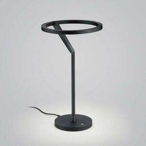 Helestra Nomi LED asztali lámpa down dimm fekete kép