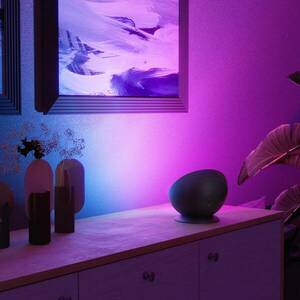 LED asztali lámpa WLAN, kerek, intelligens, RGBW, szabályozható, dimmelhető kép
