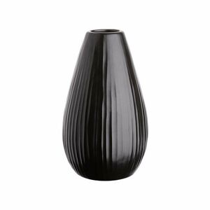 RIFFLE váza, fekete 15, 5 cm kép