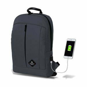 GALAXY Smart Bag antracitszürke hátizsák USB csatlakozóval - My Valice kép