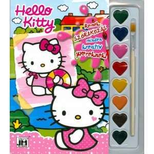 Hello Kitty - A5 kifestő festékkészlettel 2. kép