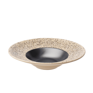 Tésztatányér / Gourmet 27 cm – Gaya RGB Sand fekete matt kép