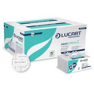 Lucart Aquastream 15 csomag Z hajtogatott (242 lap) fehér kéztörlő kép