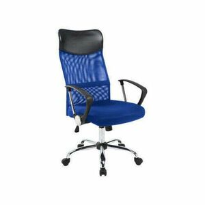 Ergonomikus irodai szék magasított háttámlával - kék kép
