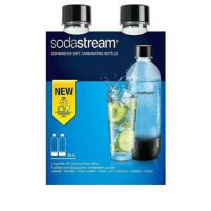 SodaStream PET Duo Pack 1 l fekete-átlátszó palack szénsavas ital... kép