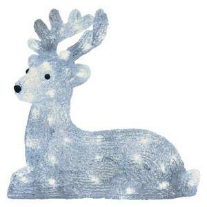 LED karácsonyi szarvas, 27 cm, kültéri és beltéri, hideg fehér, i... kép