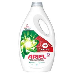 Ariel +Extra Clean Power folyékony Mosószer 1, 7L - 34 mosás kép