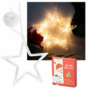 LED függőlámpák karácsonyi csillag dekoráció kép