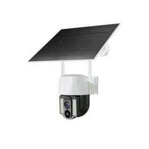 4G Sim kártyás napelemes kamera 8MP, fehér kép