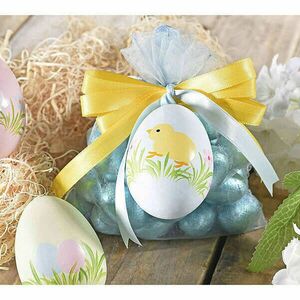 Húsvéti dekor tojás - 1 darab - 3-féle mintával kép