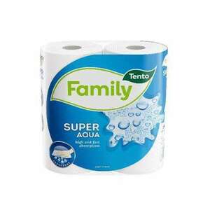 TENTO "Family Super Aqua" 2 rétegű fehér tekercses Kéztörlő kép