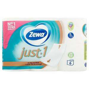ZEWA "Just1" 5 rétegű, kistekercses 6 tekercs Toalettpapír kép