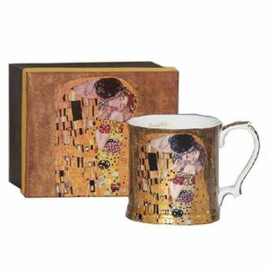 Klimt porcelán bögre - 380 ml - The Kiss kép