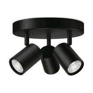 WiZ IMAGEO Mennyezeti 3 spotos lámpa - Fekete kép