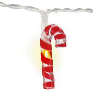 Goobay Candy Canes Beltéri LED fényfüzér 1, 2m - Meleg fehér kép