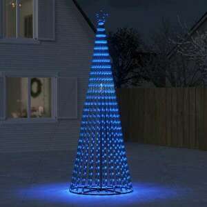 vidaXL kék karácsonyfa fénykúp 688 LED 300 cm kép