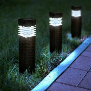 Garden of Eden Prémium napelemes lámpa, rattan hatású LED-es szol... kép