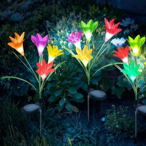 Garden of Eden Prémium napelemes lámpa liliom , LED-es szolár lám... kép