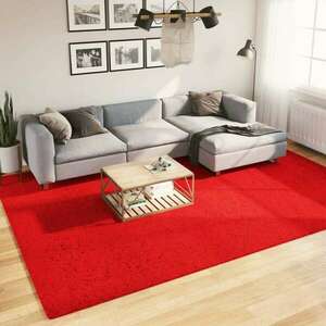 vidaXL piros rövid szálú puha és mosható szőnyeg 240 x 340 cm kép