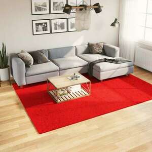 vidaXL piros rövid szálú puha és mosható szőnyeg 200 x 280 cm kép