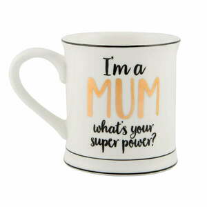 Super Mum porcelán bögre, 400 ml - Sass & Belle kép