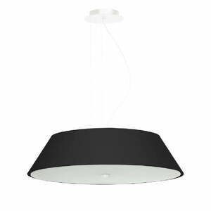 Fekete függőlámpa üveg búrával ø 60 cm Hektor - Nice Lamps kép