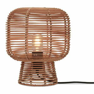 Natúr színű asztali lámpa rattan búrával (magasság 30 cm) Tanami – Good&Mojo kép